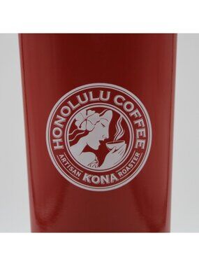 Corckcicle Honolulu Coffee Kona Hawaii Drink 16oz Cherry Bomb Red Canteen